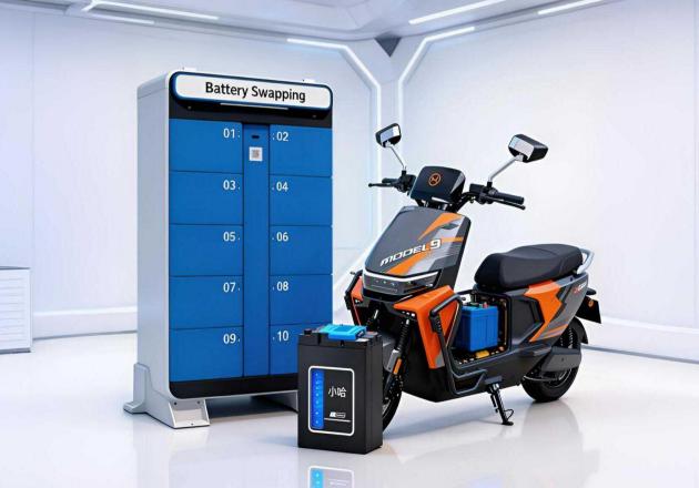 electric two wheeler battery swapping